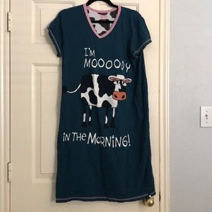 Lazy One Nightgown “I’M MOOOOODY IN THE MORNING”